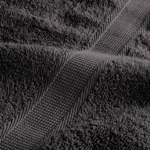  Ručnici SOLUND 2 kom antracit 100 x 200 cm 600 gsm Slike