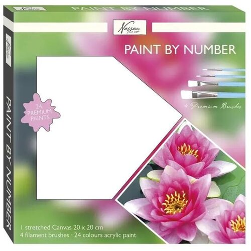 Magaza Oboji po brojevima Water Lily 20 cm x 20 cm Cene