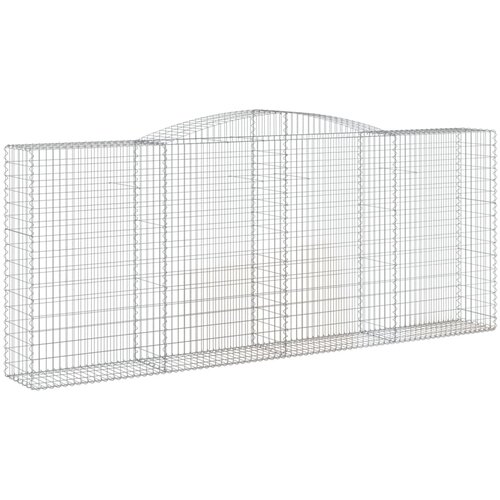  Gabionska ko&amp;scaron;ara s lukom 400x50x160/180 cm pocinčano željezo Slike