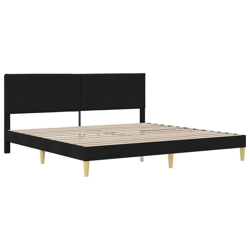  Okvir za krevet Crna 200 x 200 cm Poliester Slike
