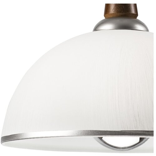 LAMKUR Podesivi luster CHIARA 1xE27/60W/230V srebran/bukva Slike