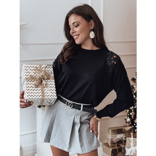 DStreet Sweter damski one size ORELIS czarny Slike