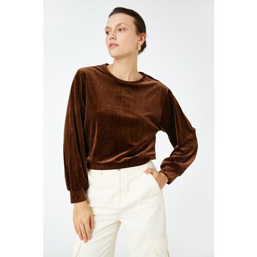Koton Blouse - Brown - Relaxed fit Slike