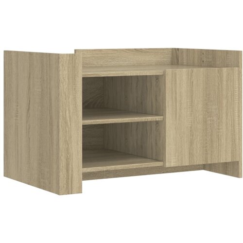 Maison Chic Klubska mizica - kavna mizica - Nizka mizica sonoma hrast 80x50x50 cm konstruiran les, (21752507) Slike