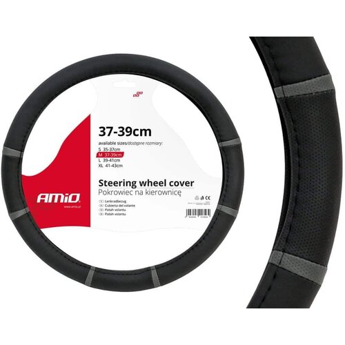 Amio Prevleka za volan s sivo črto M (37-39cm) Cene
