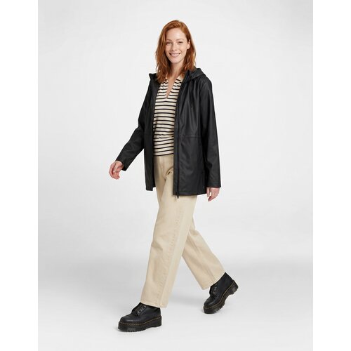 Only Parke ONLEBEN SHINE STRING RAINCOAT Črna Slike