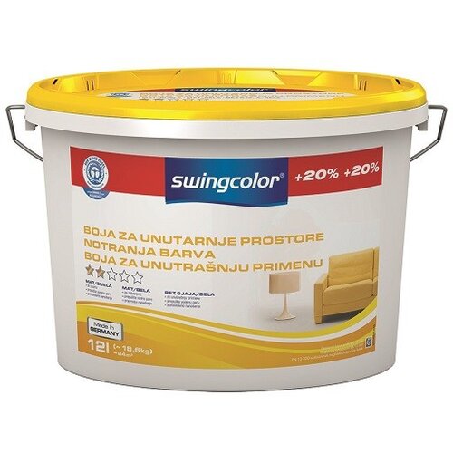 SWINGCOLOR unutarnja disperzijska boja (boja: bijele boje, 12 l) Slike