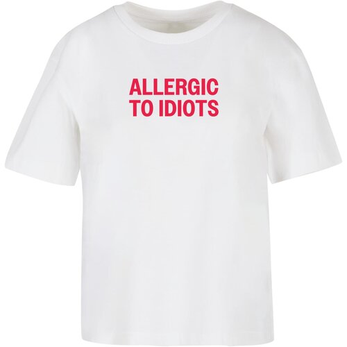 Mister Tee Women&amp;#039;s T-shirt Allergic To Idiots white Slike