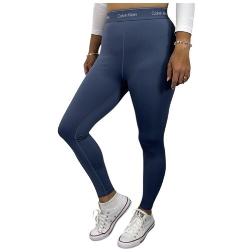 Calvin Klein Jeans Hlače 00GWS4L6335BX Modra Slike