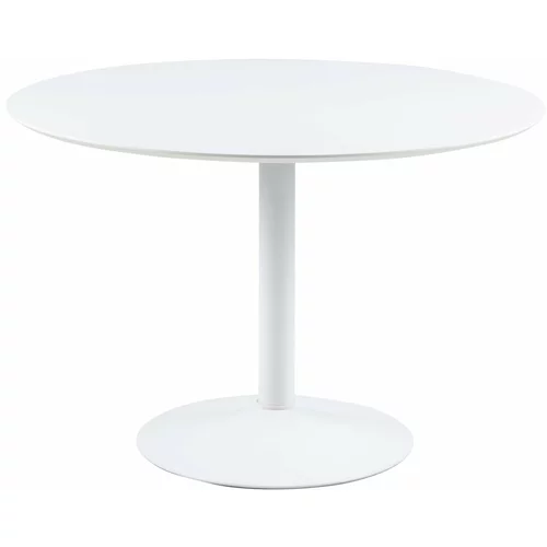 Actona bijeli okrugli blagovaonski stol Ibiza, ⌀ 110 cm