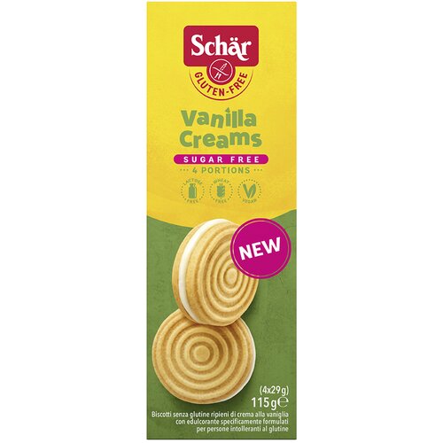 Dr Schar Vanila creams sugar free Schar, 115g Slike