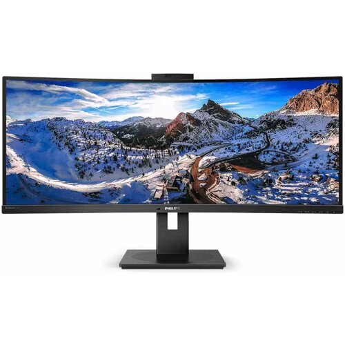 Philips gejming monitor 346P1CRH/00 34"/VA,zakrivljen,21:9/3440x1440/100Hz/4ms gtg/hdmi,dp,usb,lan/kamera Cene