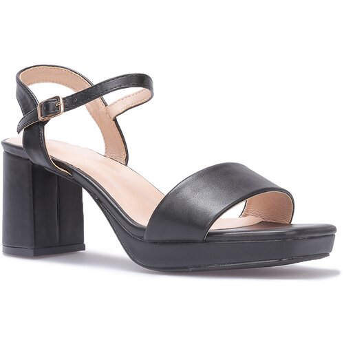 La Modeuse Sandali &amp;amp; Odprti čevlji 66637_P155245 Črna Slike