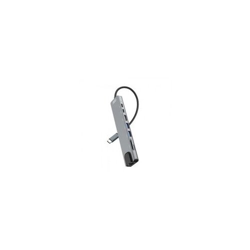 XO HUB003 8 u 1 USB-C Adapter Sivi Cijene