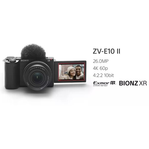 Sony Digitalni fotoaparat ZV-E10 II, Crni Cene