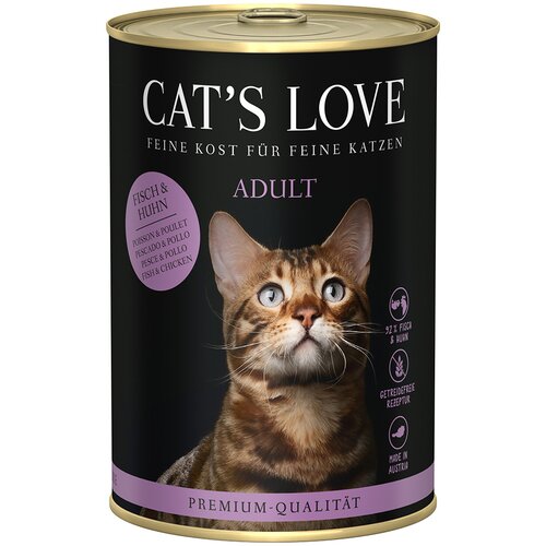 Cat&amp;#039;s Love 6 x 400 g - Ribe in pi&amp;scaron;čanec Slike