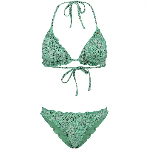 Shiwi Bikini 'Liz' zelena / crna / prljavo bijela