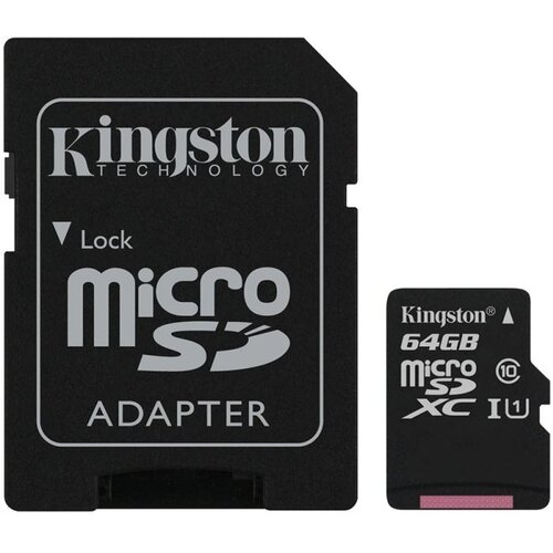 Kingston 64GB micSDXC Canvas Select Plus 100R A1 C10 Card + ADP, EAN: 740617298697 Cijene