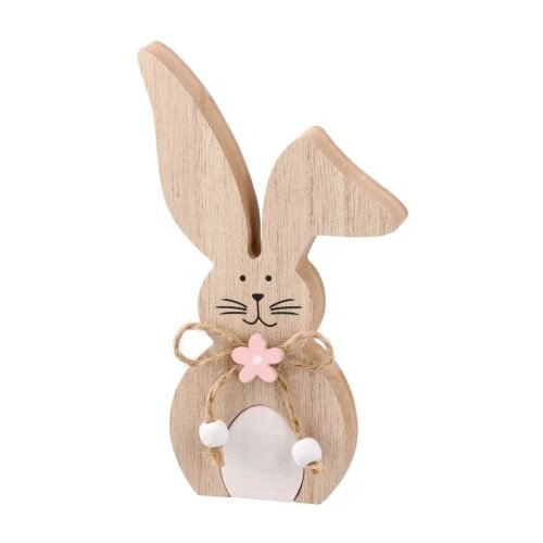 Festa coni uskršnja dekoracija drvena zec jaje roze 16cm ( 734041 ) Cene