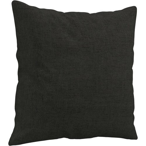  2-dijelni set sofa s jastucima crni od tkanine Slike