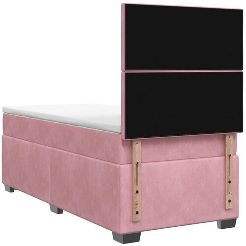  Boxspring krevet s madracem Ružičasta 80 x 200 cm Bar&amp;scaron;un Slike