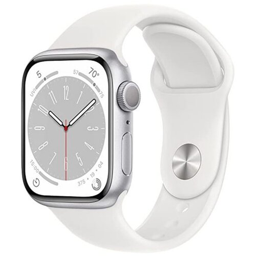 Apple Watch 8 41mm Silver Aluminium Case with Sport Band &amp;ndash; Silver Slike