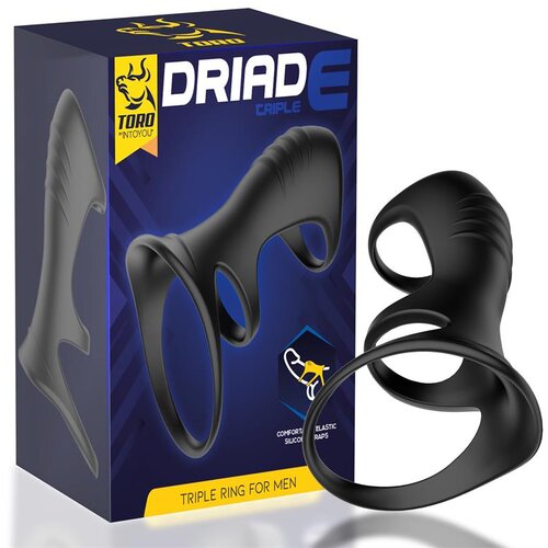 Toro Driade Triple Ring for Men Silicone Cene