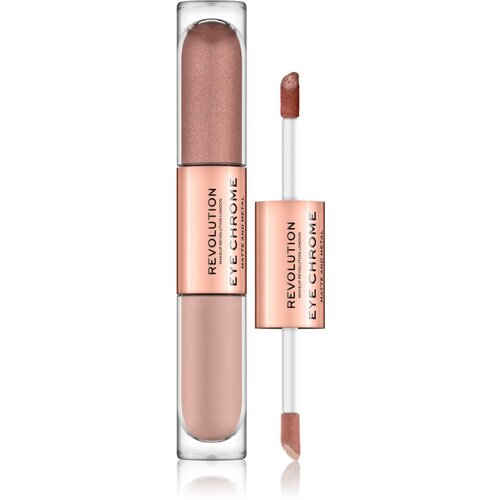 Makeup Revolution Eye Chrome tekoče senčilo za oči odtenek Life 2 x 2.2 ml Cene