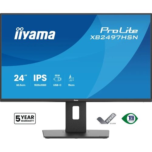 Iiyama Monitor 23.8" XB2497HSN-B1 IPS 1920x1080/144Hz/1ms/HDMI/DP/USB-C Cene