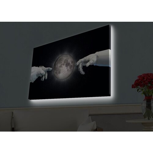 Wallity Slika sa LED osvetljenjem 4570HDACT-085, 45x70 cm Cene