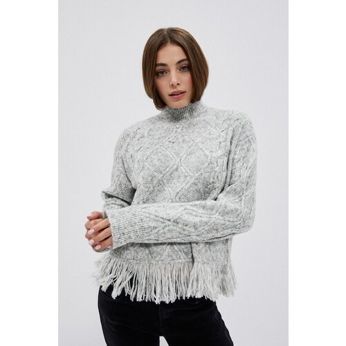 Moodo Turtleneck sweater with fringe Slike