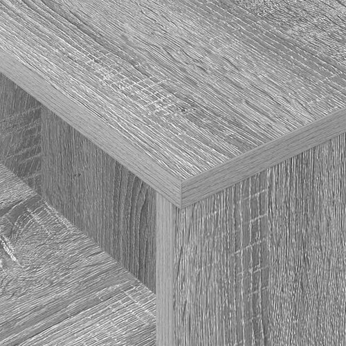  Konzolna stolica Siva Sonoma 80 x 50 x 225 cm Konstruirano drvo Slike
