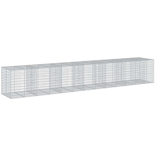  Gabionska ko&amp;scaron;ara s poklopcem 650x100x100 cm pocinčano željezo Slike
