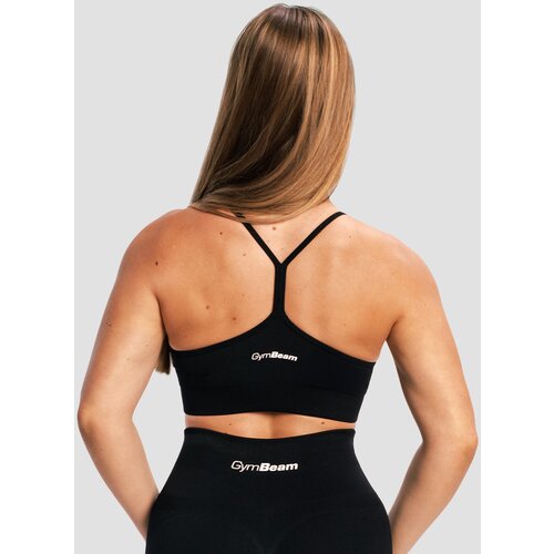 GymBeam Sportski grudnjak Sculpt Seamless Black Slike