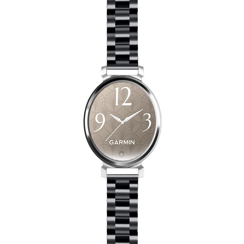 INF združljiv s garmin lily 2 - 14 mm jekleni pa&scaron;ček za uro s tremi perlami black, (5000090573) Cene