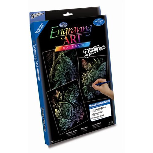  Kreativni set za graviranje - engraving - 3 sheme (3-delni set za) Slike
