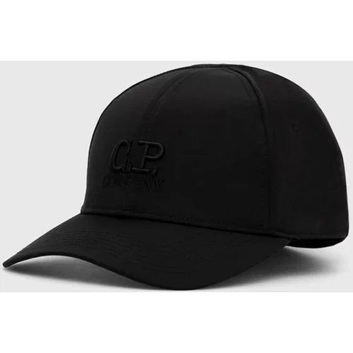 C.P. Company Kapa sa šiltom Baseball Cap boja: crna, s aplikacijom, 15CMAC146A005904A