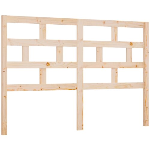 Maison Chic posteljno vzglavje - vzglavna omarica - nočna omarica 166x4x100 cm trdna borovina, (21704621) Slike