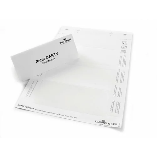 Durable Nadomestni kartončki za namizno tablico, za VxŠ 61/122 x 150 mm, DE 200 kosov