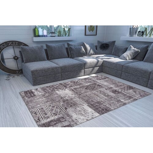 Conceptum Hypnose Tepih Soul -AL 211, 75x230 cm, Antracit-bijela Cijene