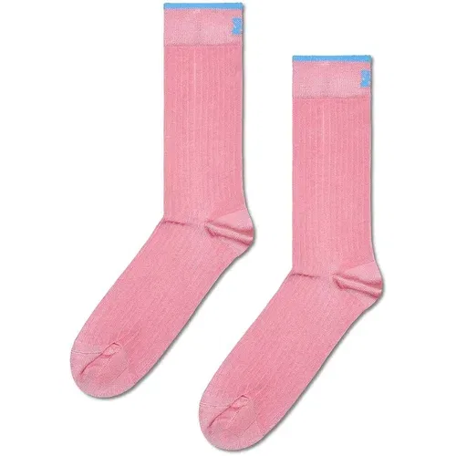 Happy Socks Nogavice Slinky roza barva