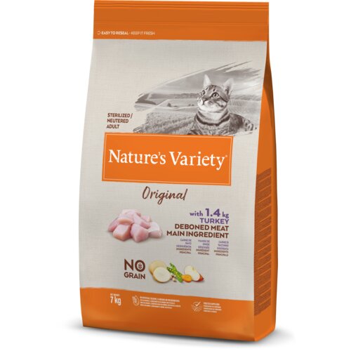 Nature's Variety suva hrana sa ukusom ćuretine za odrasle sterilisane mačke original gf 7kg Cene