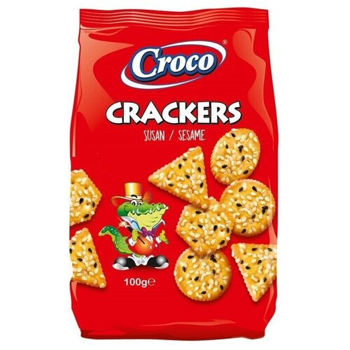 CROCO Krekeri susam 100g Slike