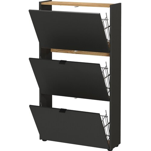 Germania Antracitno siva preklopna omarica za čevlje 71x127x22 cm Ameca &amp;ndash; Slike
