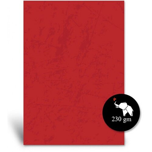 Duplo karton za koričenje 230gr. A4 reljefni crveni Cene