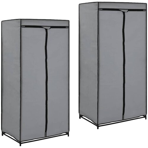  Ormari 2 kom sivi 75 x 50 x 160 cm Cene