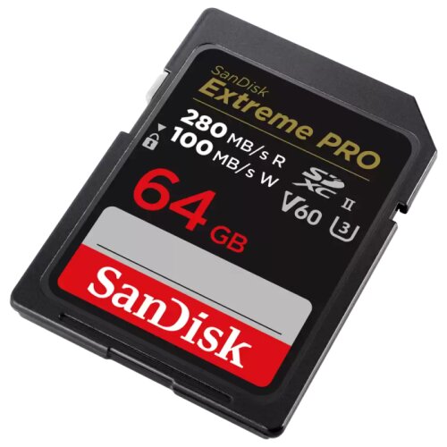 San Disk Extreme PRO 64GB V60 UHS-II SD 280/100MB/s,V60,C10,UHS-II Cene