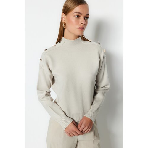 Trendyol Sweater - Beige - Regular fit Slike