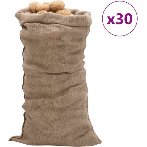  Jutene vreće 30 kom 65 x 135 cm 100 % juta 220 g/m&sup2; Cijene