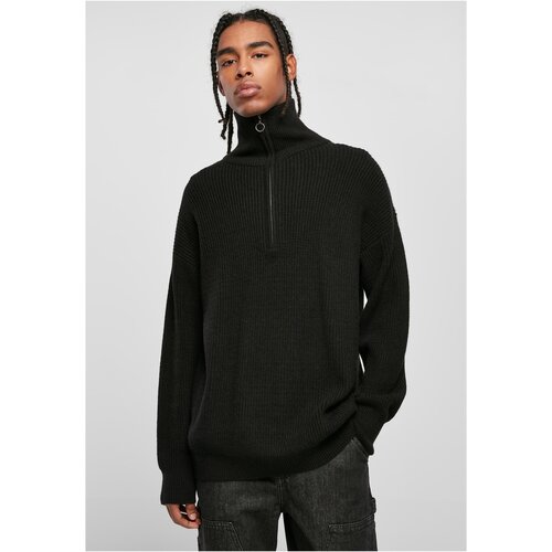 UC Men Oversized Knitted Troyer black Slike